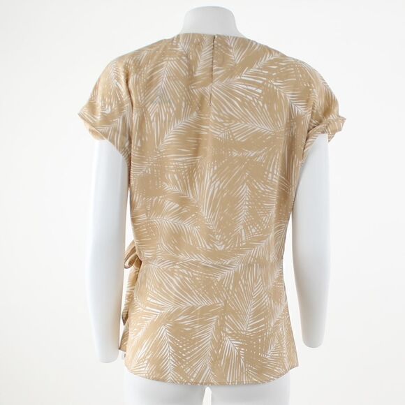 Michael Michael Kors Printed Wrap Top - Picture 3 of 5